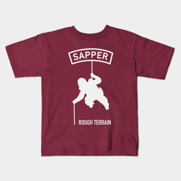 SAPPER Rough Terrain T-shirt Kids T-Shirt by FlySquareWare